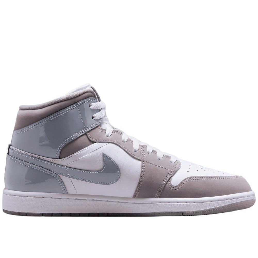 Air Jordan 1 Mid SE White Medium Grey Cool Grey