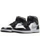 Air Jordan 1 Mid SE Patent Black White Metallic Silver Metallic Gold