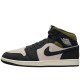 Air Jordan 1 Mid SE Off Noir Medium Olive