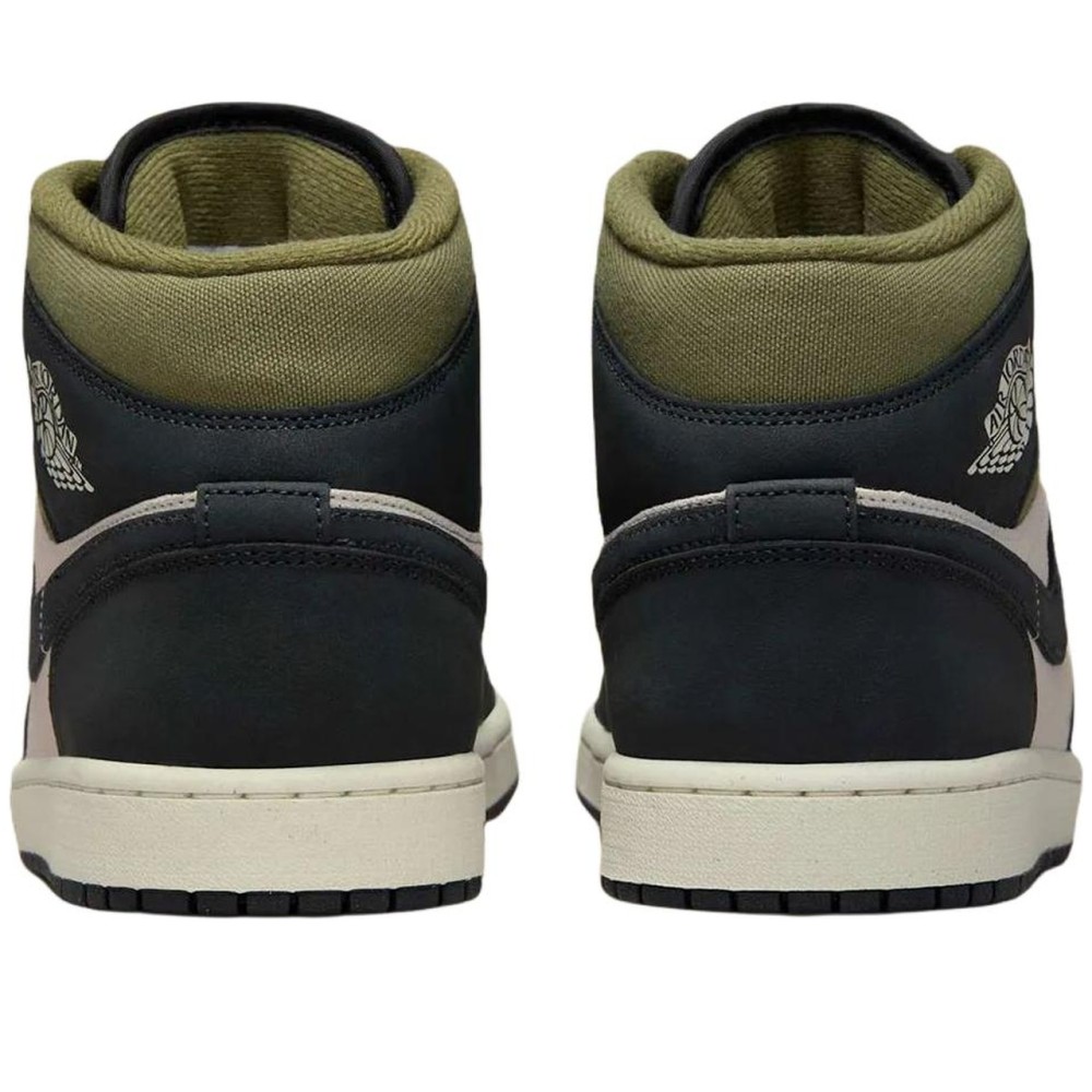 Air Jordan 1 Mid SE Off Noir Medium Olive