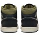 Air Jordan 1 Mid SE Off Noir Medium Olive