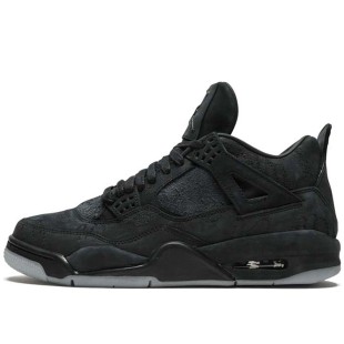 Air Jordan 4 Kaws Black