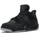 Air Jordan 4 Kaws Black