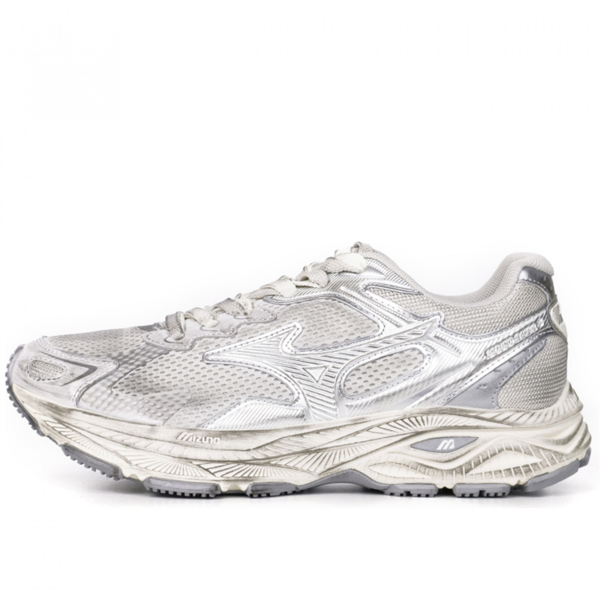 Racer S White Metallic Silver