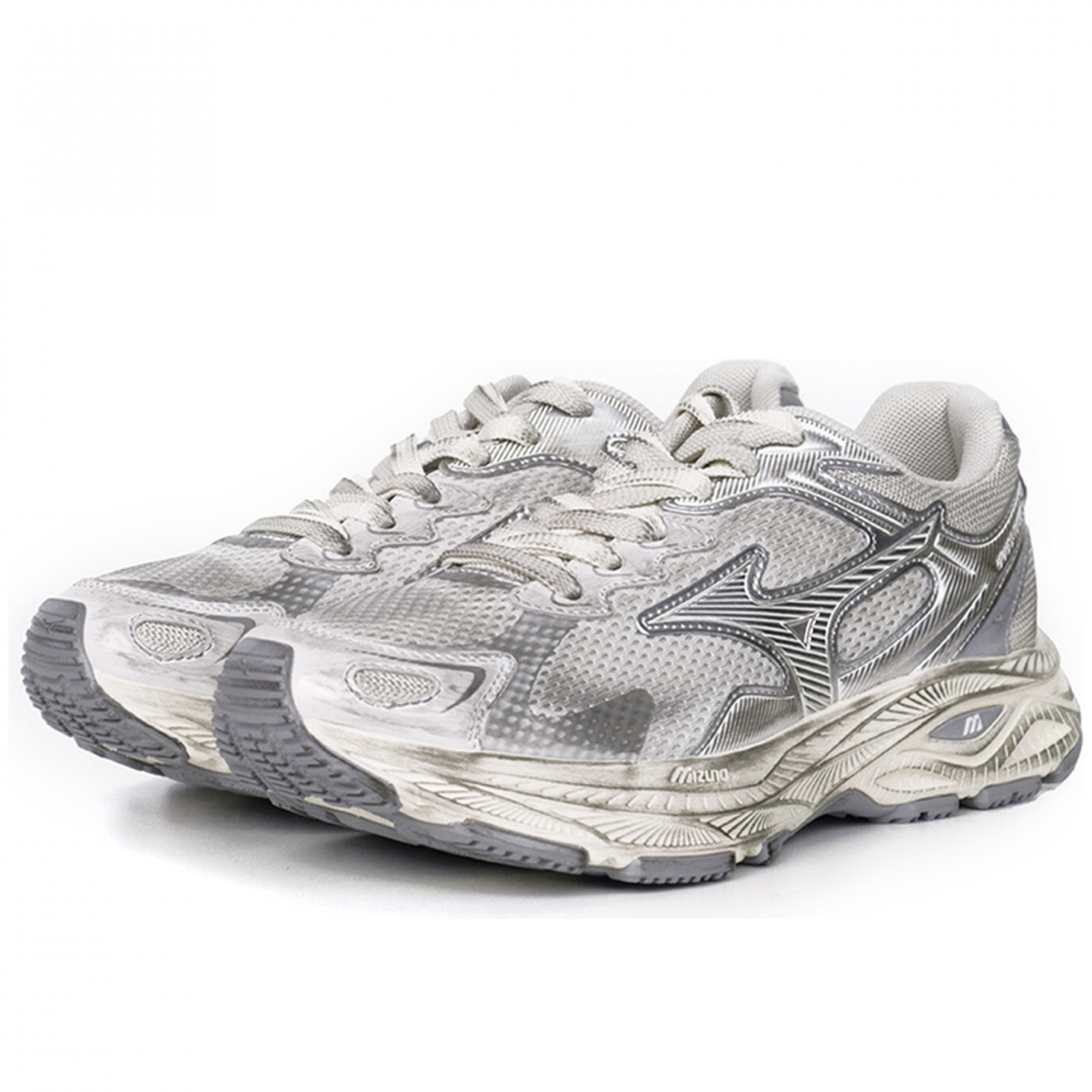 Racer S White Metallic Silver