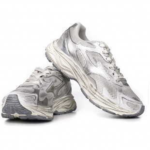 Racer S White Metallic Silver