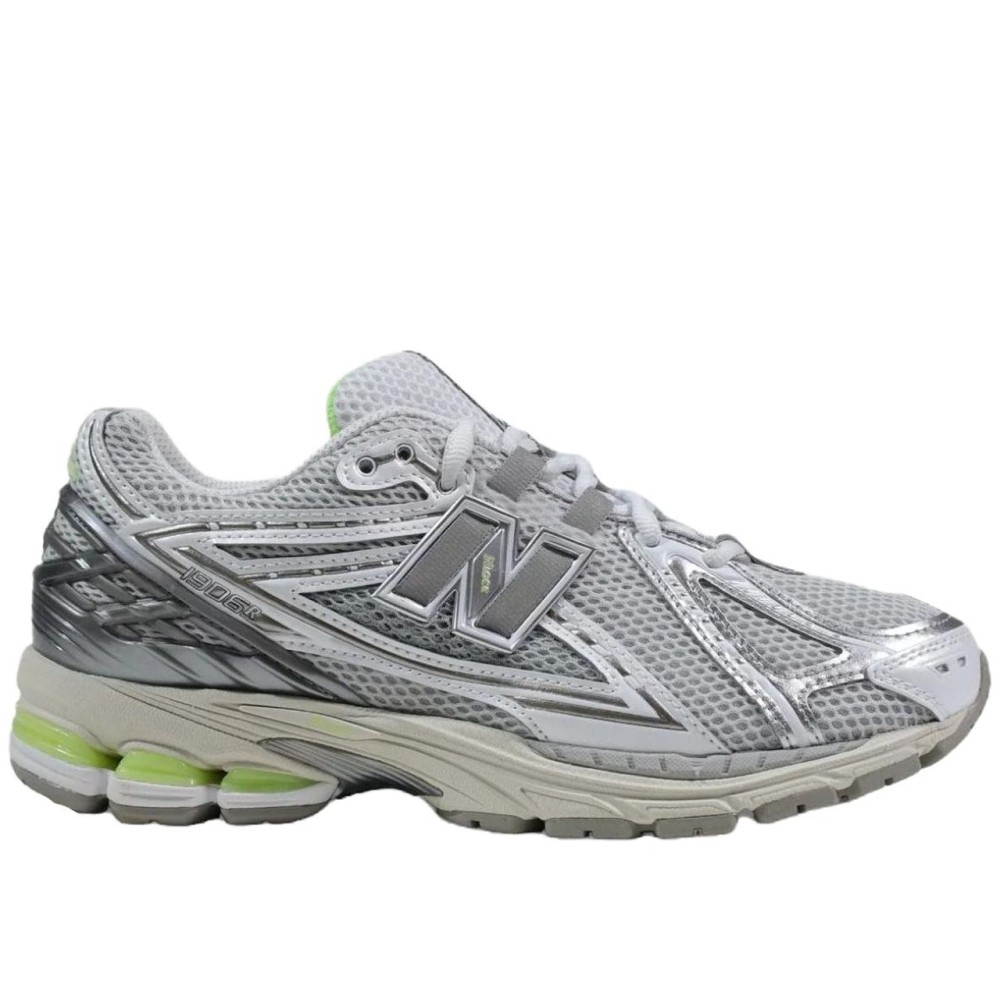 1906 Running Unisex Silver White