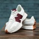 327 White Dark Red Women