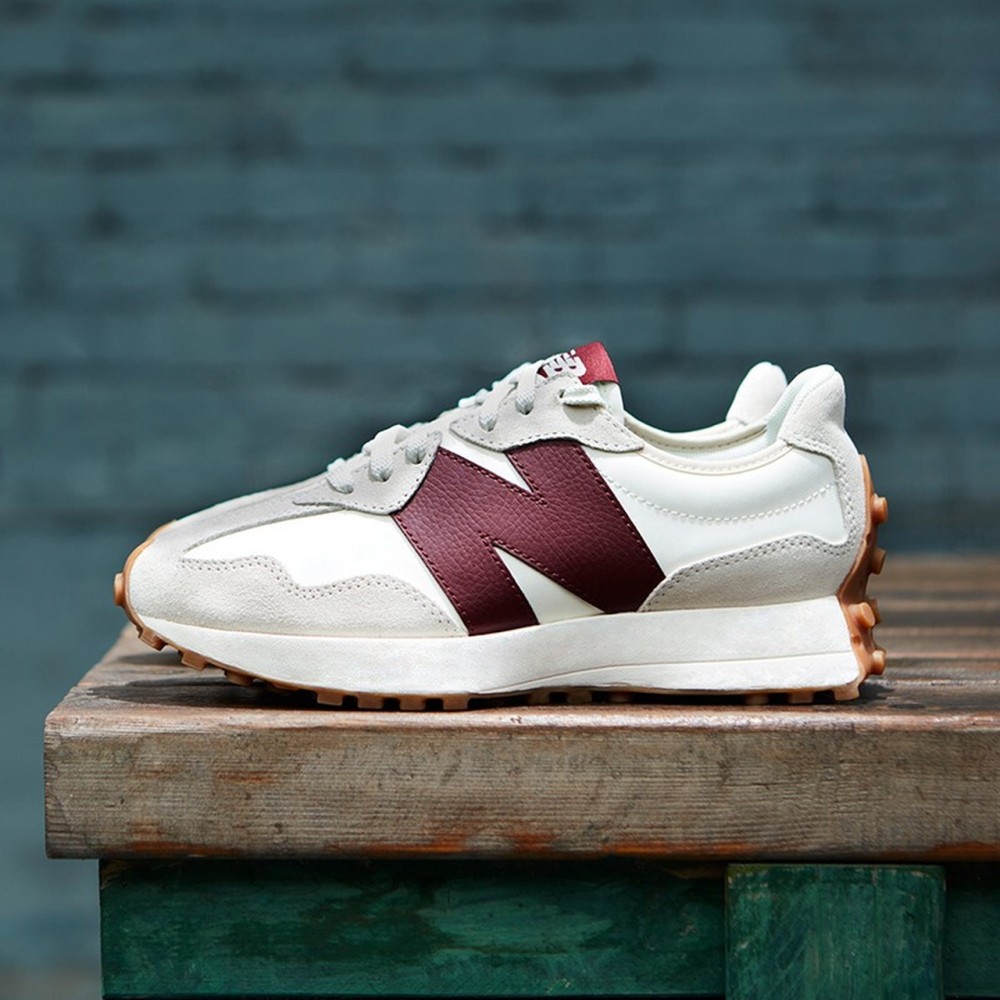 327 White Dark Red Women