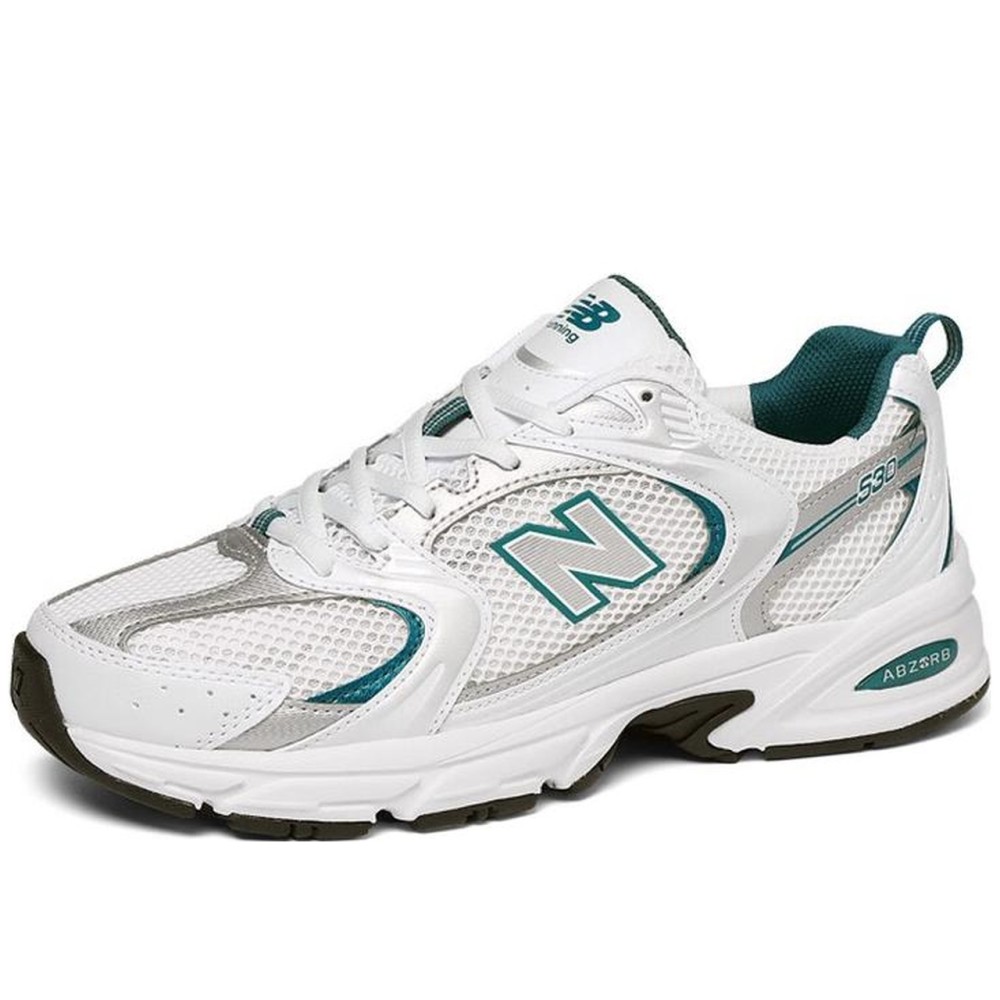 530 White Silver Green