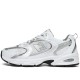530 White Metallic Silver