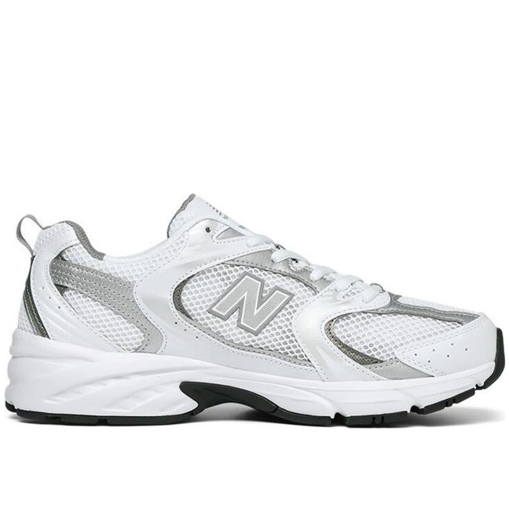 530 White Metallic Silver
