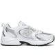 530 White Metallic Silver