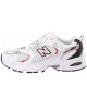 530 White Silver Red