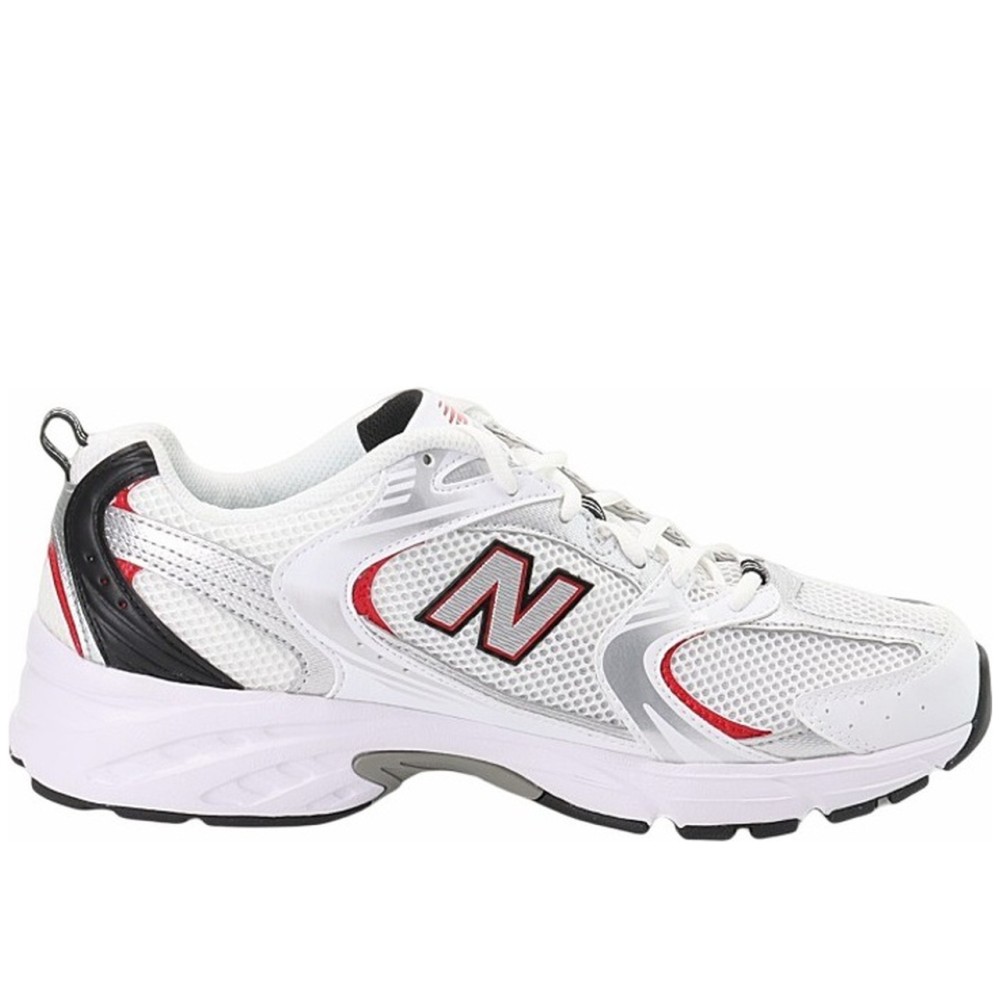 530 White Silver Red