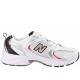 530 White Silver Red