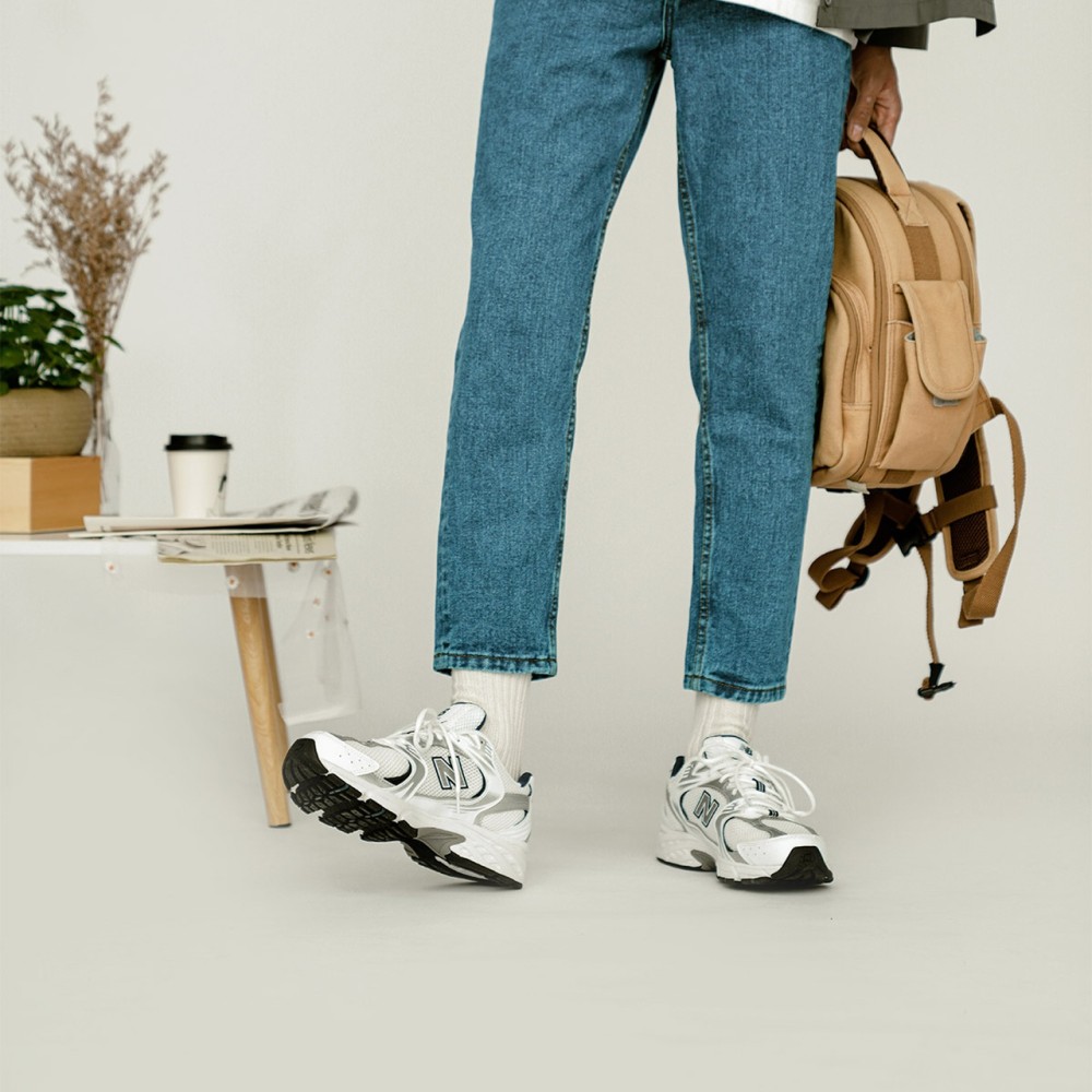 530 White Natural Indigo Sneakers