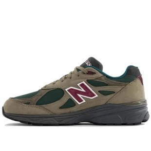 X Teddy Santis 990 V3 Green Purple Sneakers