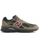 X Teddy Santis 990 V3 Green Purple Sneakers