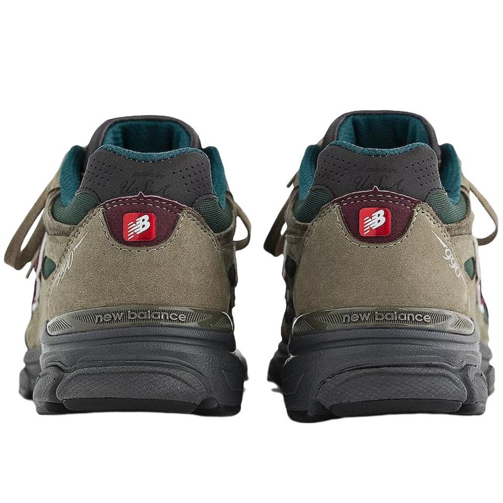 X Teddy Santis 990 V3 Green Purple Sneakers