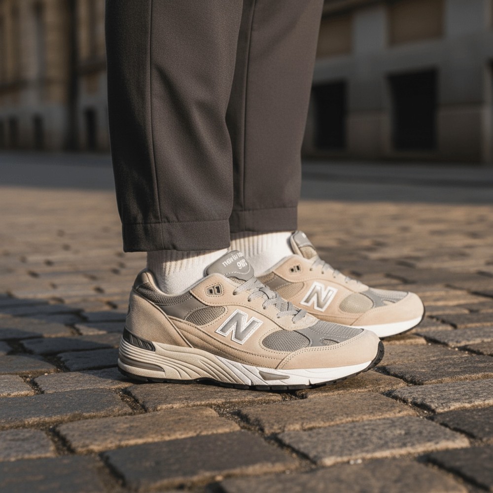 991 Made In England Grey White