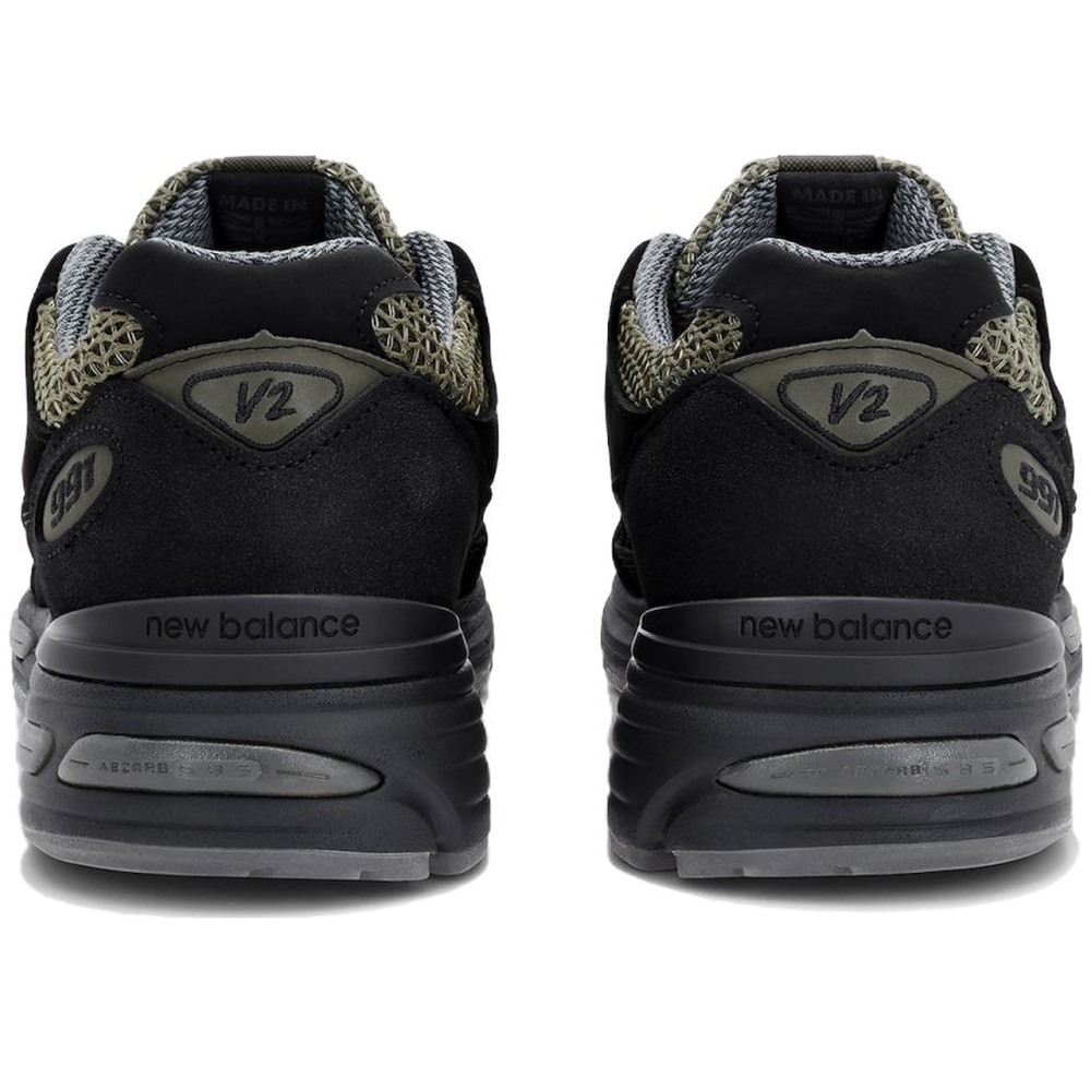 991v2 Stone Island Black Grey Sneakers
