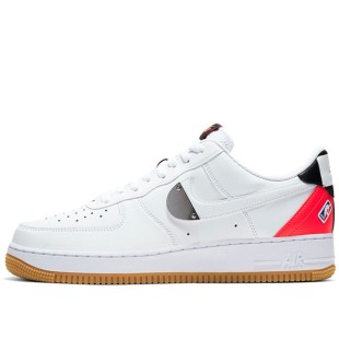 Air Force 1 Low Nba White Crimson Gum