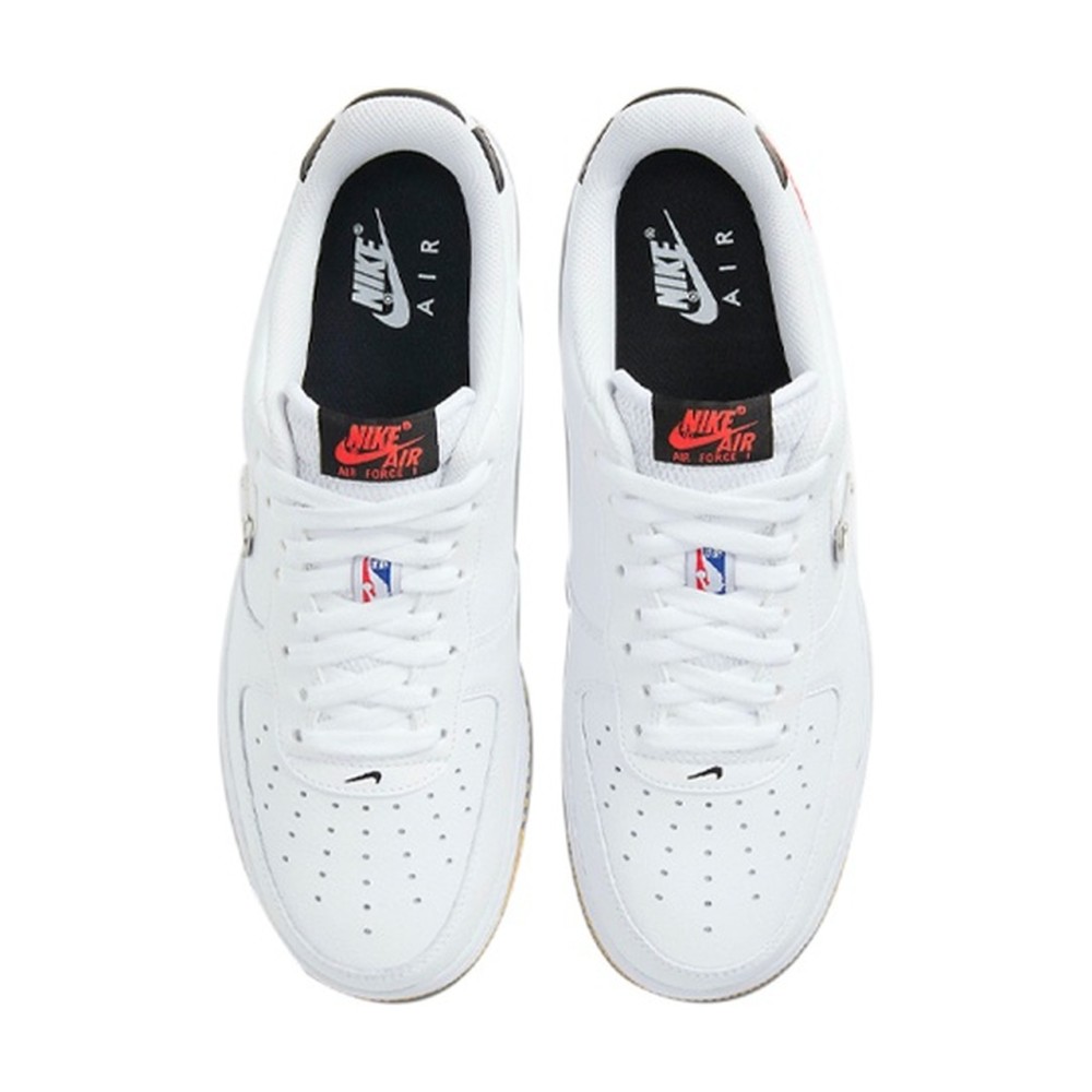 Air Force 1 Low Nba White Crimson Gum