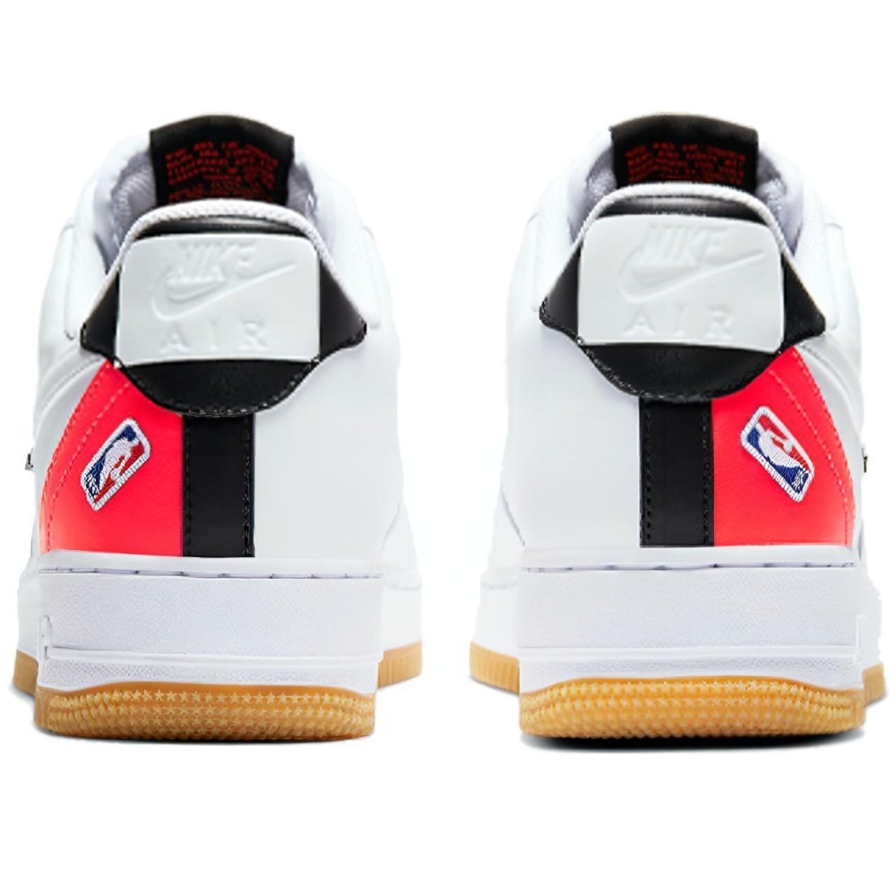 Air Force 1 Low Nba White Crimson Gum