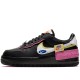 Air Force 1 Low Shadow Removable Patches Black Pink Women