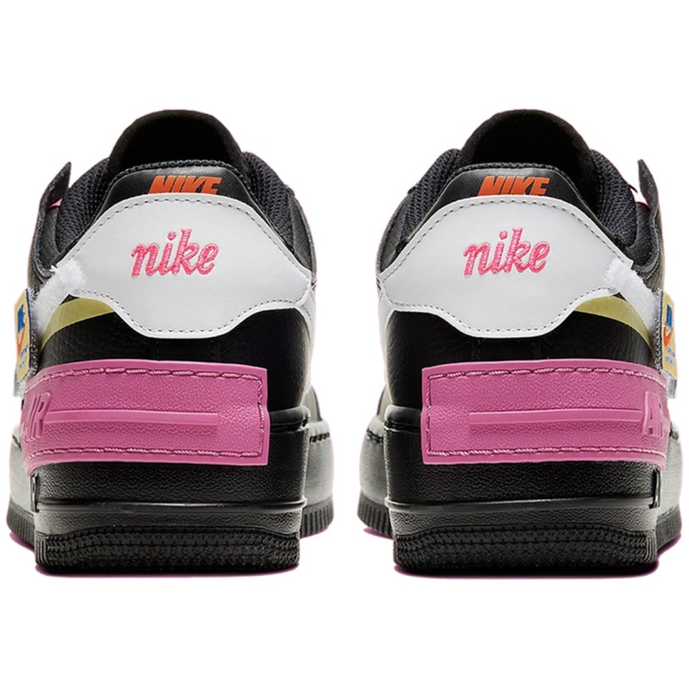 Air Force 1 Low Shadow Removable Patches Black Pink Women