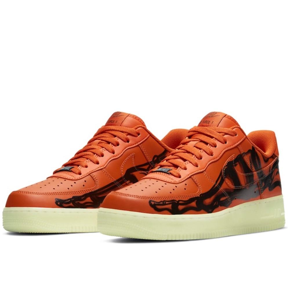 Air Force 1 Low Orange Skeleton