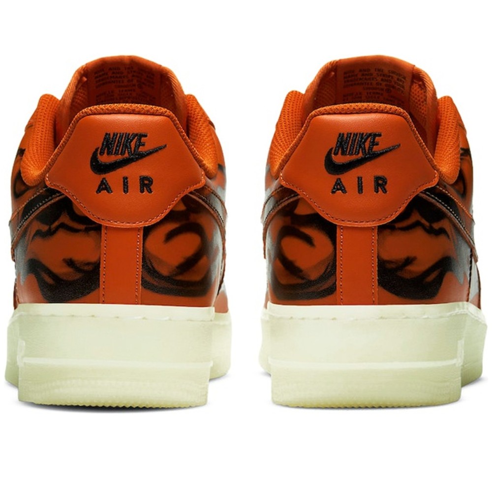Air Force 1 Low Orange Skeleton