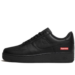 X Supreme Air Force 1 Low Box Logo Black