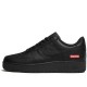X Supreme Air Force 1 Low Box Logo Black