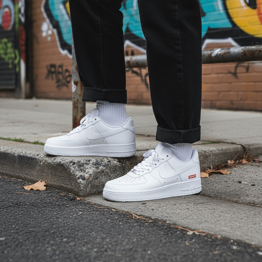 Supreme X Nike Air Force 1 Low Box Logo