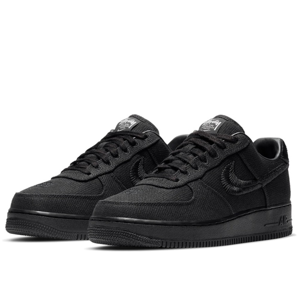 X Stussy Air Force 1 Low Triple Black
