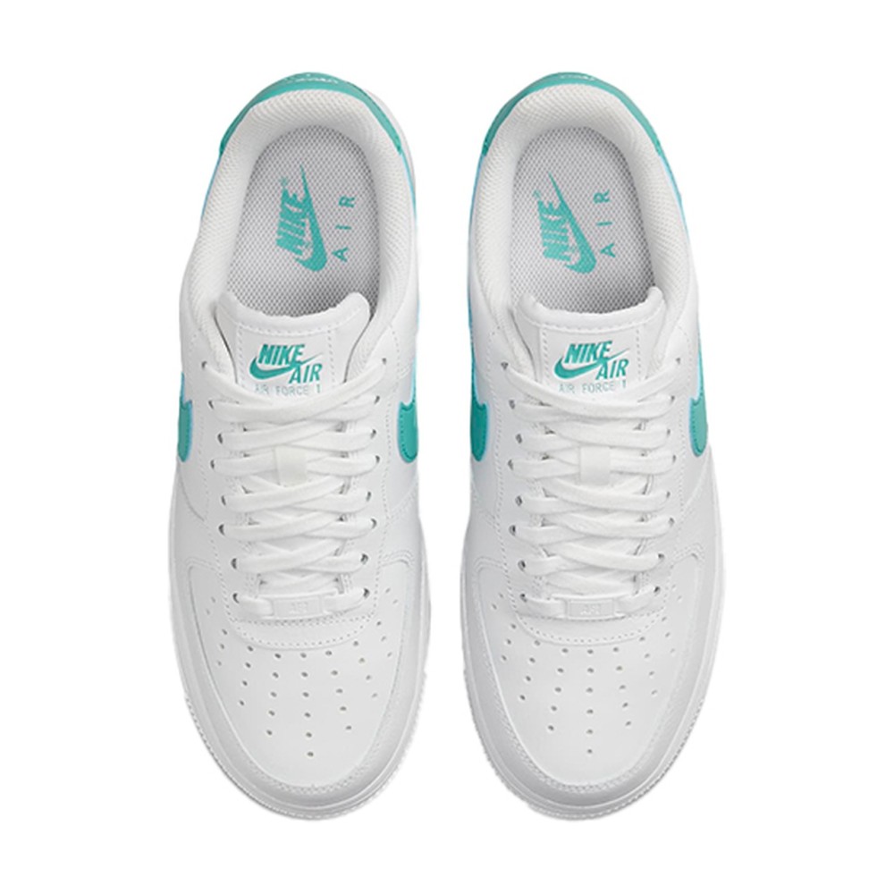 Air Force 1 07 White Washed Teal Women