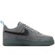 Air Force 1 Low Cut Out Swoosh Grey