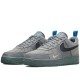 Air Force 1 Low Cut Out Swoosh Grey
