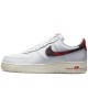 Air Force 1 Low 07 Lv8 Tartan Plaid White University Red