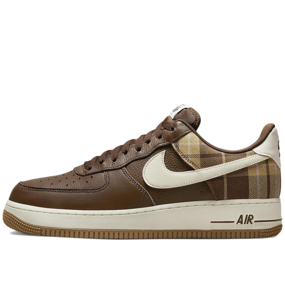 Air Force 1 Low Cacao Plaid