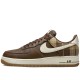 Air Force 1 Low Cacao Plaid