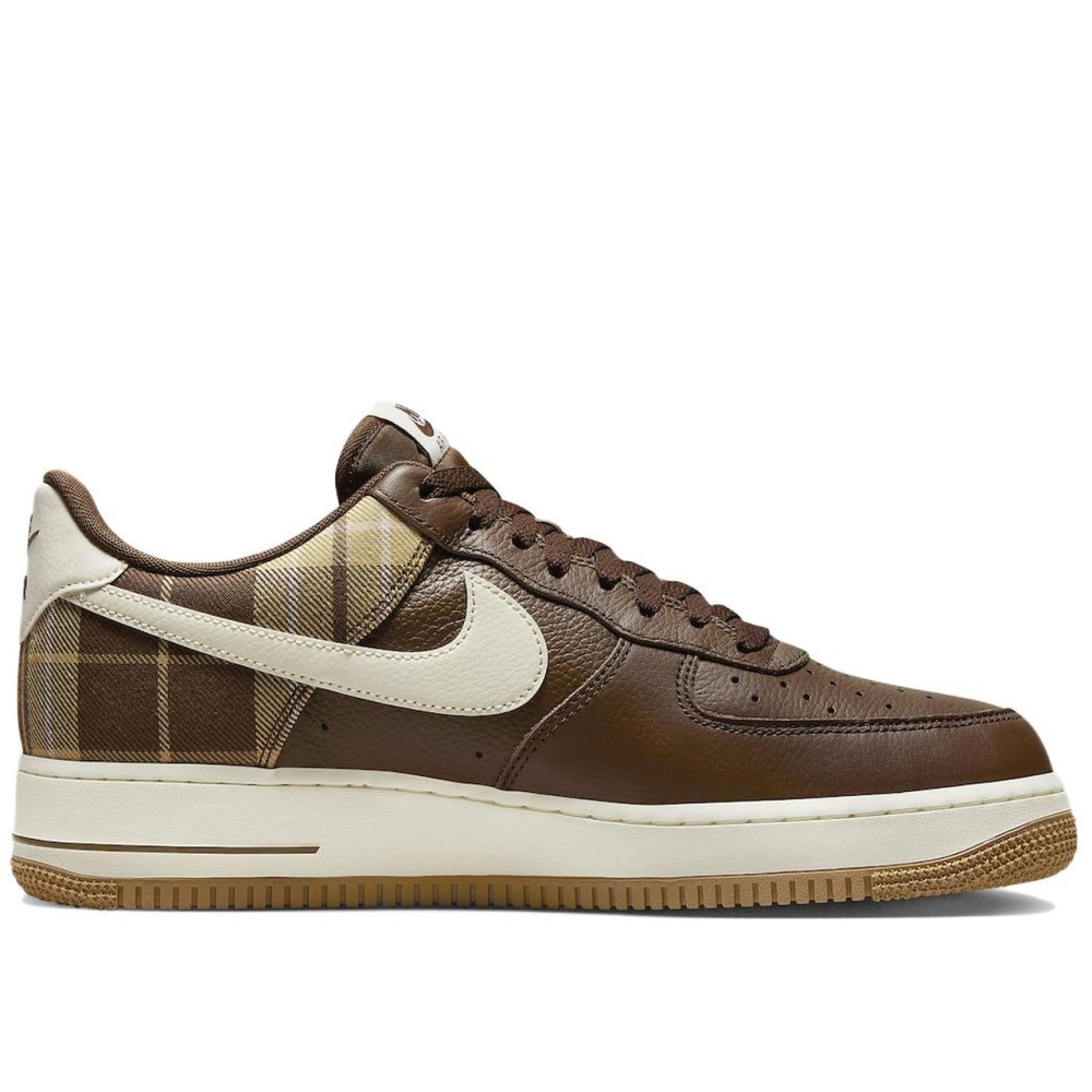 Air Force 1 Low Cacao Plaid