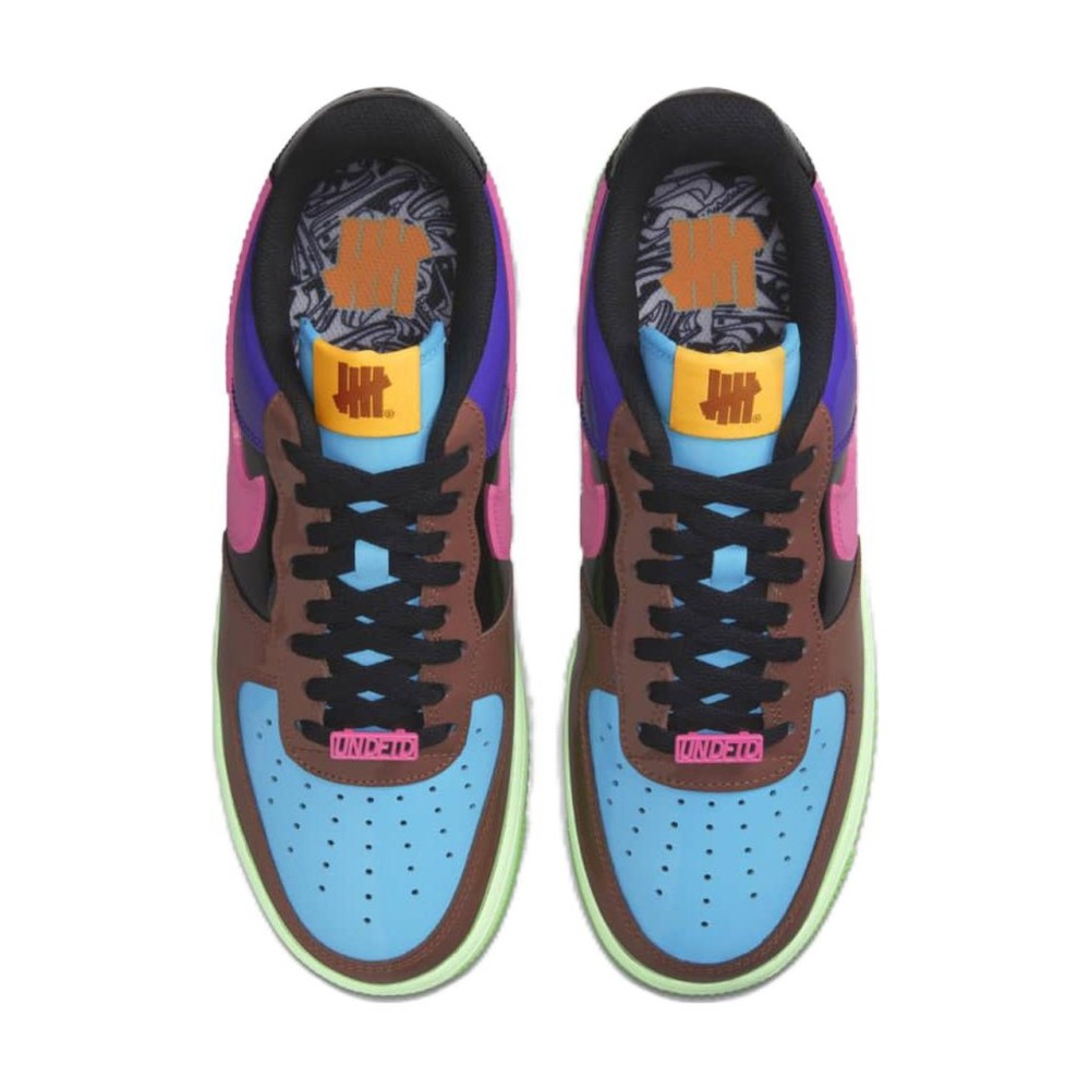 X Undefeated Air Force 1 Low Multi Patent Pink Prime