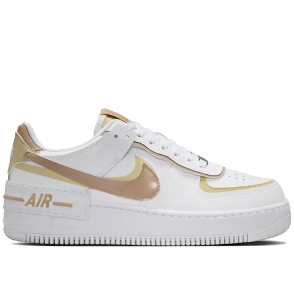 Air Force 1 Low Shadow White Team Gold Rattan Women