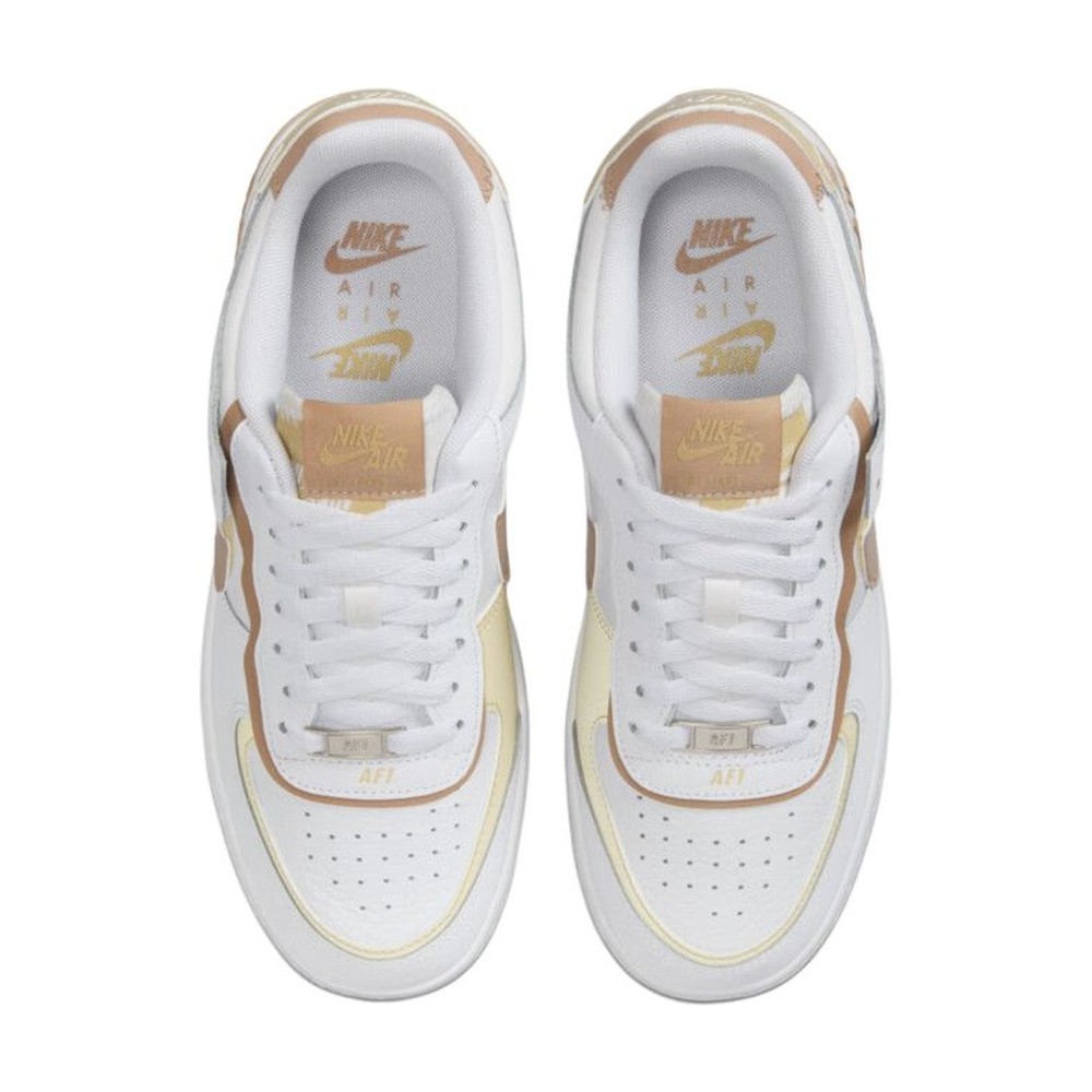 Air Force 1 Low Shadow White Team Gold Rattan Women