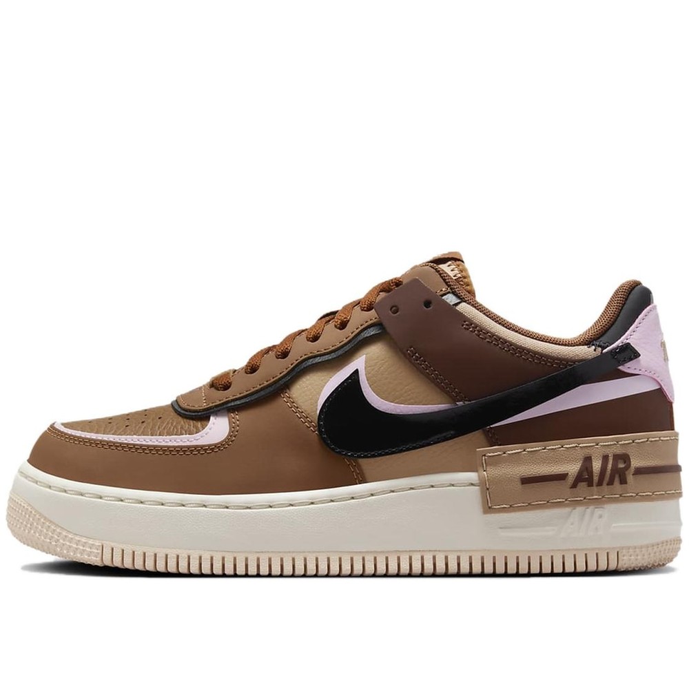 Air Force 1 Low Shadow Light British Tan Pink Foam Women