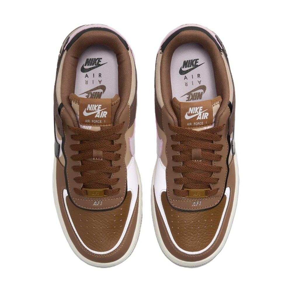 Air Force 1 Low Shadow Light British Tan Pink Foam Women