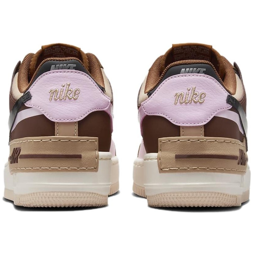 Air Force 1 Low Shadow Light British Tan Pink Foam Women